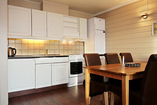 Kök med plats för sex personer på Storehorn i Hemsedal.